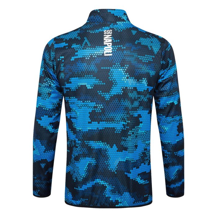 Naples 24-25 Blue Ink Spray Long Zipper Jacket - 图片 7