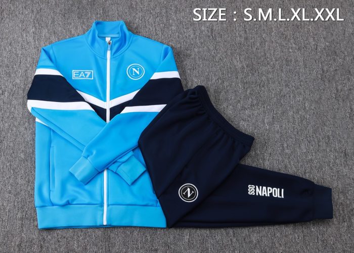 Naples 2526 Long Zipper Jacket Lake Blue - 图片 2
