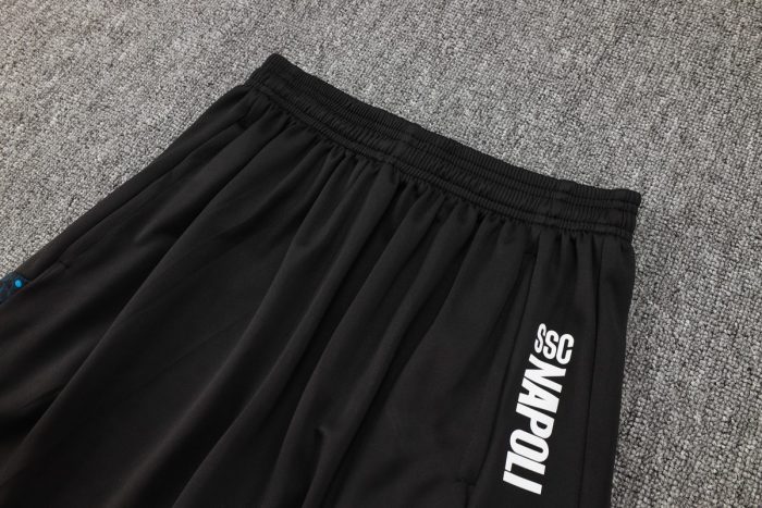 Napoli 24-25 Black Ink Splatter Short Sleeve Training Set - 图片 4