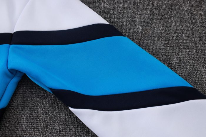 Napoli 2025/26 White Long Zipper Jacket - 图片 5