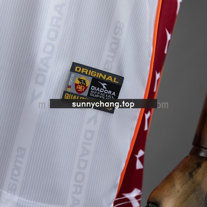 Roma 1999-2000 Away Retro Jersey - 图片 4