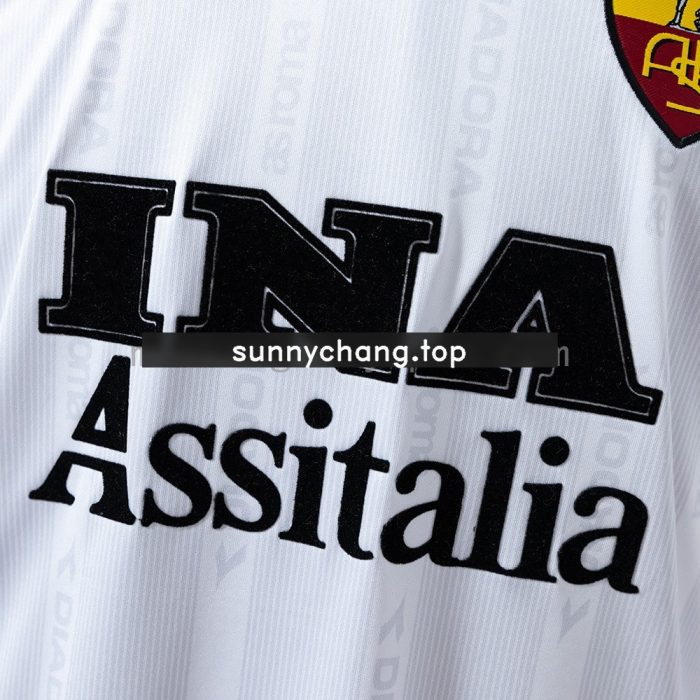 Roma 1999-2000 Away Retro Jersey - 图片 8