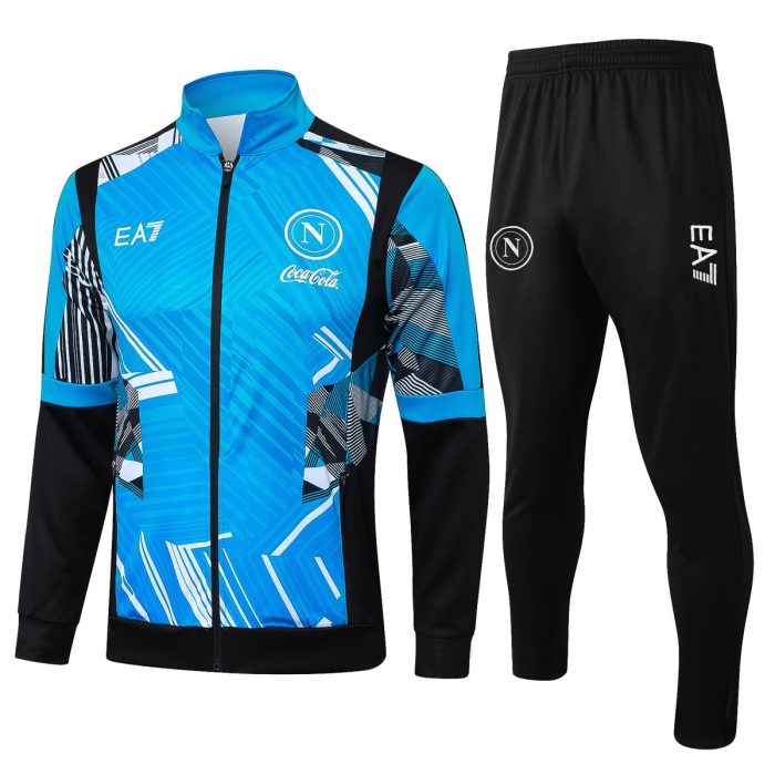 Napoli 24-25 Long Zipper Jacket Lake Blue Spray Print - 图片 8