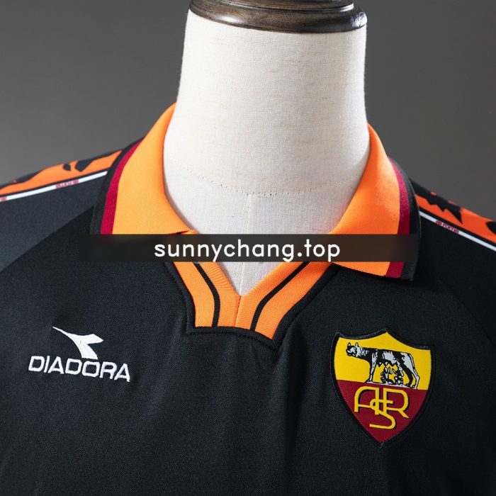 Roma 1998/1999 Third Away Retro Jersey - 图片 8