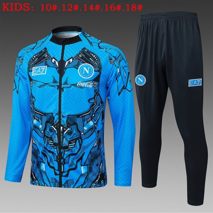 Napoli Blue Ink Splash Kids - 图片 2