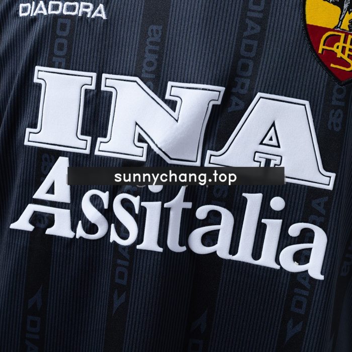 Roma 1999-2000 Away Retro Jersey - 图片 6