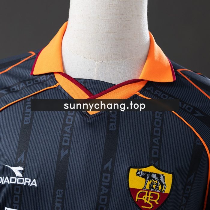 Roma 1999-2000 Away Retro Jersey - 图片 7