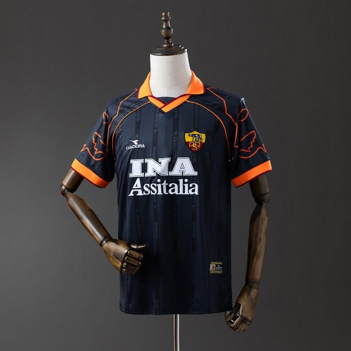 Roma 1999-2000 Away Retro Jersey - 图片 9