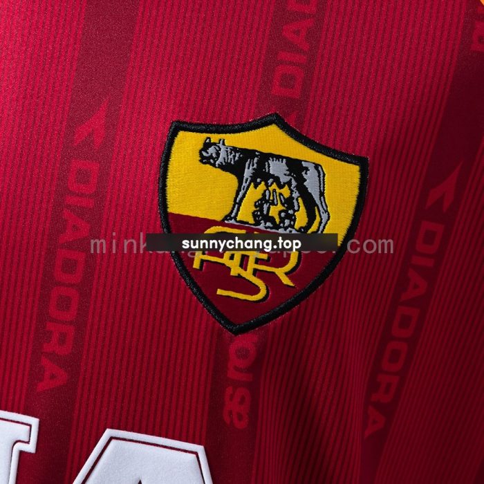 Roma 1999/2000 Home Retro Shirt - 图片 5