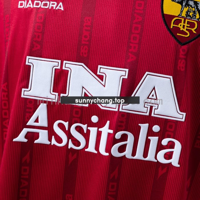Roma 1999/2000 Home Retro Shirt - 图片 6