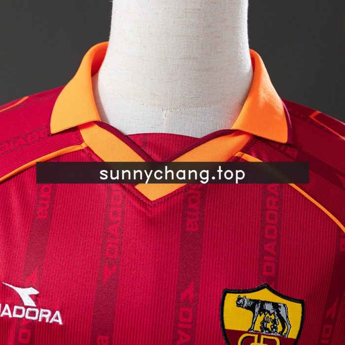 Roma 1999/2000 Home Retro Shirt - 图片 7