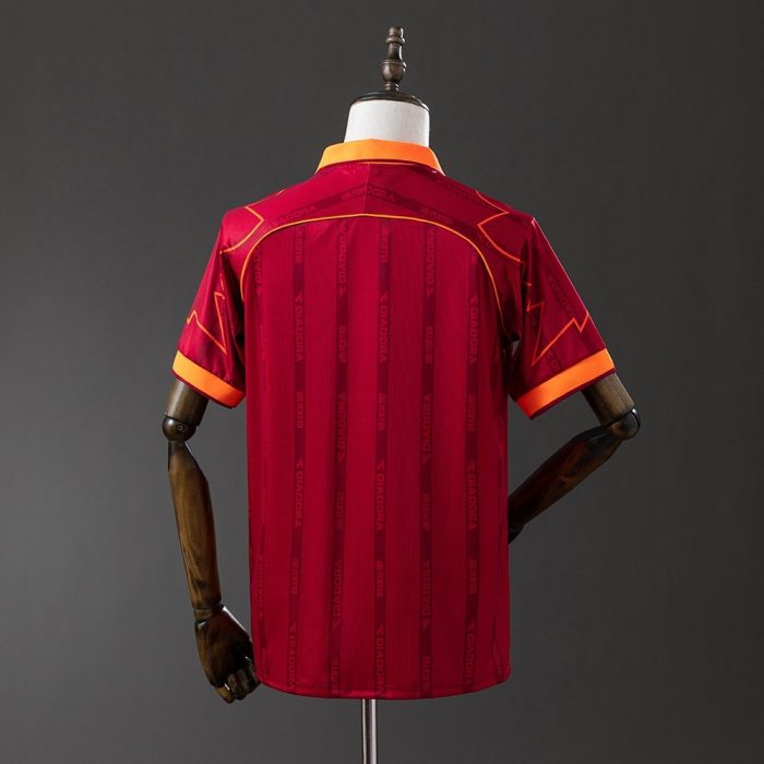 Roma 1999/2000 Home Retro Shirt - 图片 8