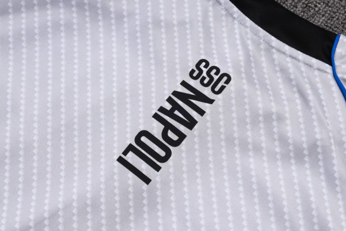 Napoli Semi-Zip Jacket Light Grey Spray Print - 图片 3