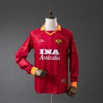 Roma 1999/2000 Home Long-Sleeve Retro Jersey