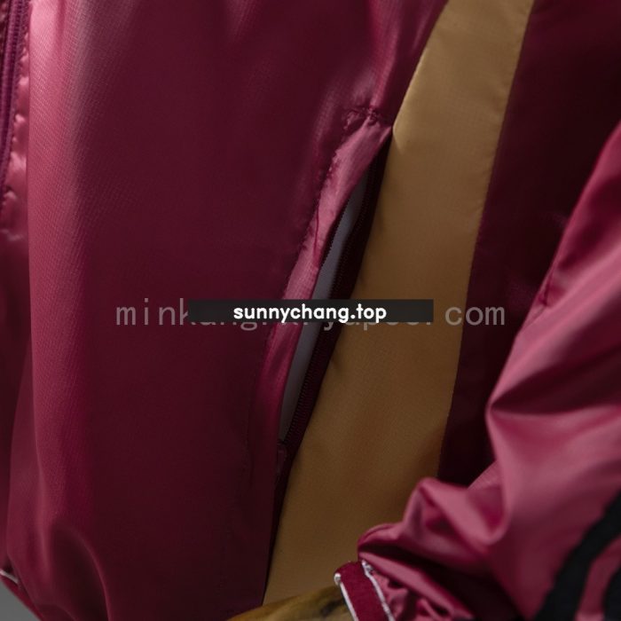 Roma Reversible Jacket Windbreaker - Red & Beige - 图片 5