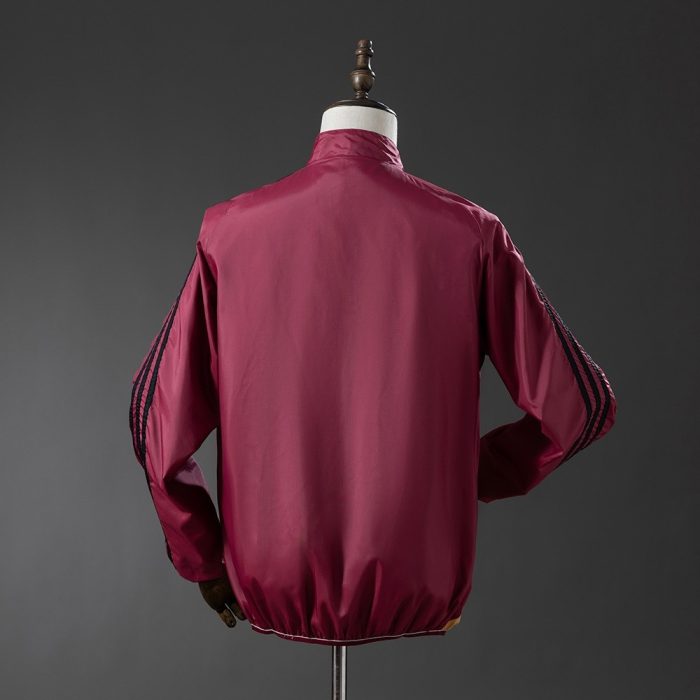 Roma Reversible Jacket Windbreaker - Red & Beige - 图片 9