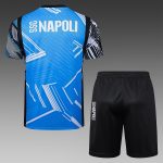 Naples 24-25 Short Sleeve Lake Blue Splatter Training T-Shirt - 图片 6