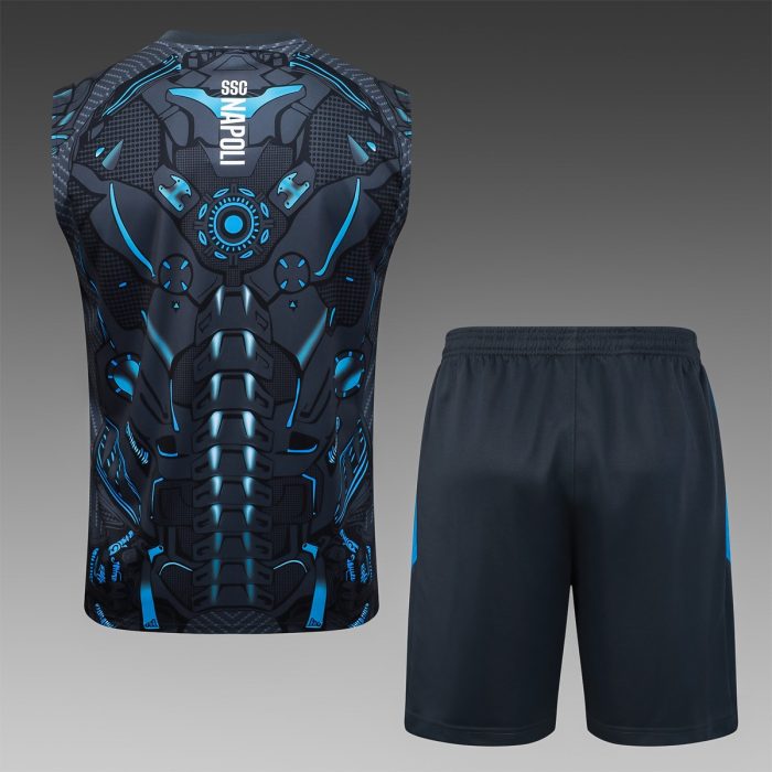 Naples Grey Spray Ink Vest - 图片 6