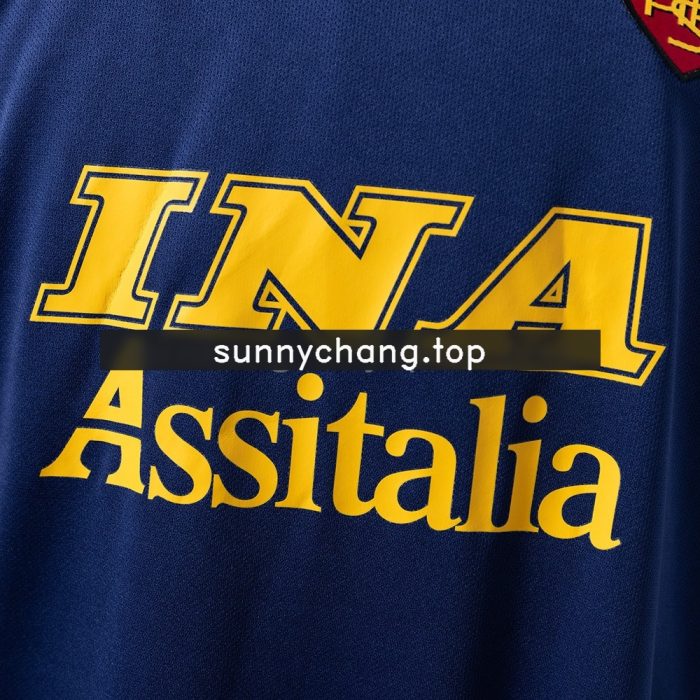Roma 2000/2001 Third Away Retro Shirt - 图片 5