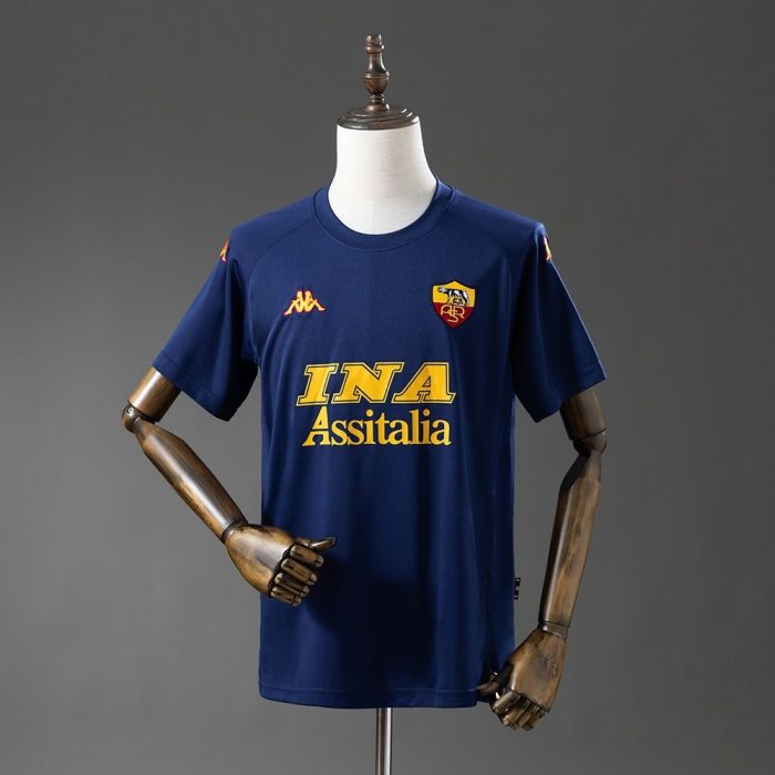 Roma 2000/2001 Third Away Retro Shirt - 图片 8