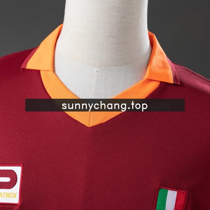 Roma 1983-1984 Home Retro Jersey - 图片 6