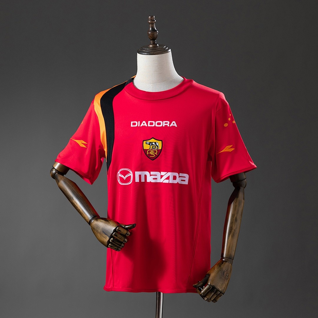 Roma 2004/2005 Home Retro Shirt