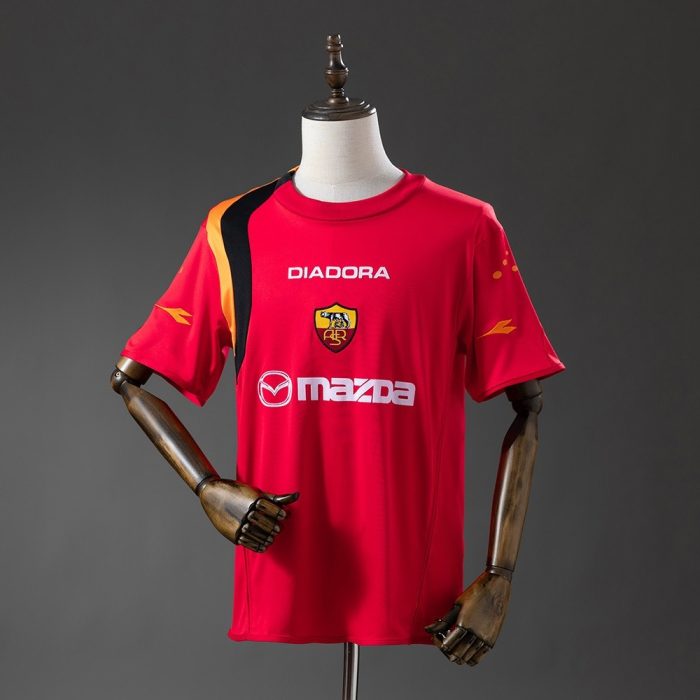 Roma 2004/2005 Home Retro Shirt - 图片 7