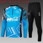 Naples 24-25 Half-Zip Jacket Kids Blue Spray Print