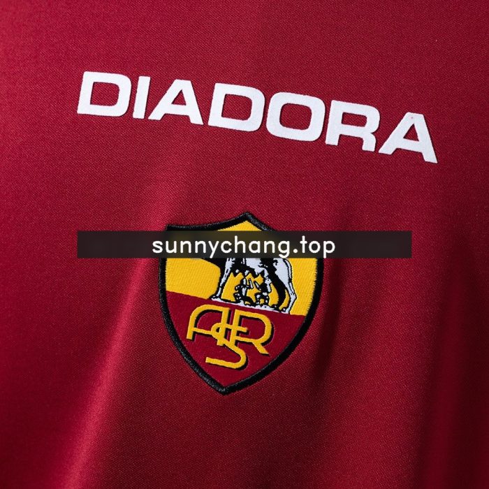 Roma 06/07 Home Retro Jersey - 图片 5