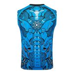 Naples Blue Ink Spray Vest - 图片 7