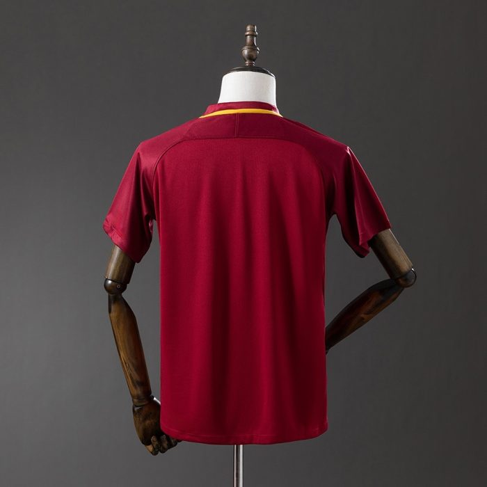 Roma 2017/2018 Home Retro Jersey - 图片 7