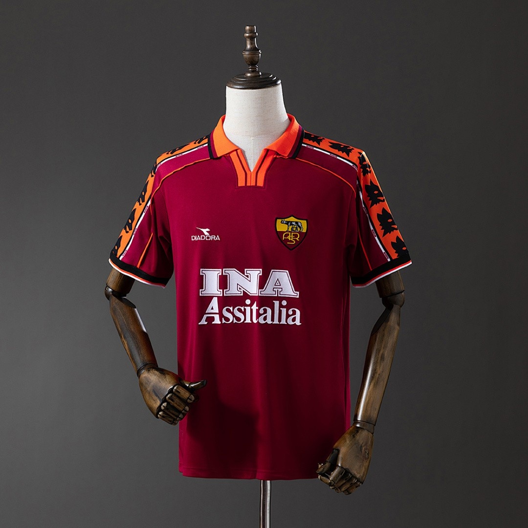 Roma 1998/99 Home Retro Shirt