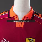 Roma 1998/99 Home Retro Shirt - 图片 6