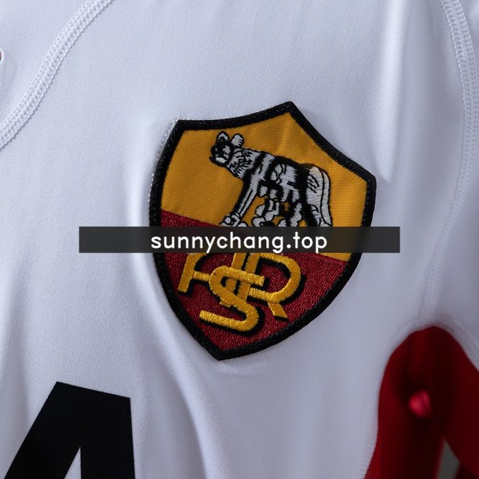 Roma 2001/2002 Away Retro Shirt - 图片 4