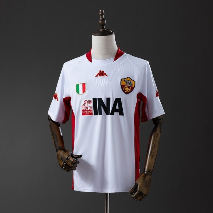 Roma 2001/2002 Away Retro Shirt - 图片 8