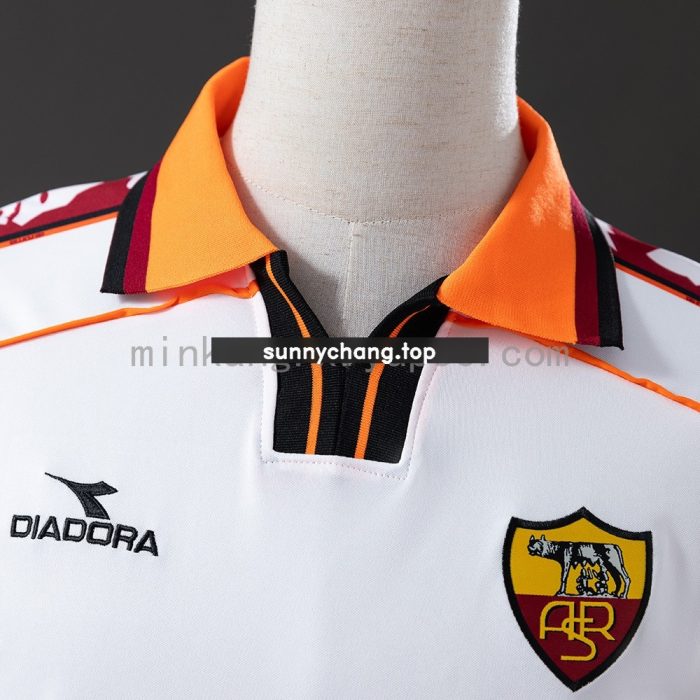 Roma 1998/99 Away Retro Jersey - 图片 6