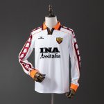 Roma 1998-1999 Away Long Sleeve Retro Jersey - 图片 8