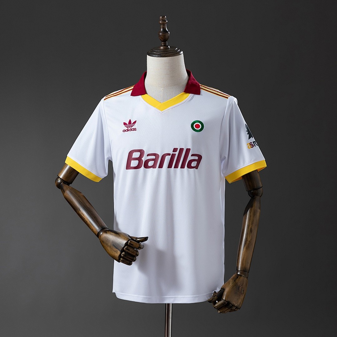 JER-6105_1 Roma 1991/92 Away Retro Shirt - 图片 1