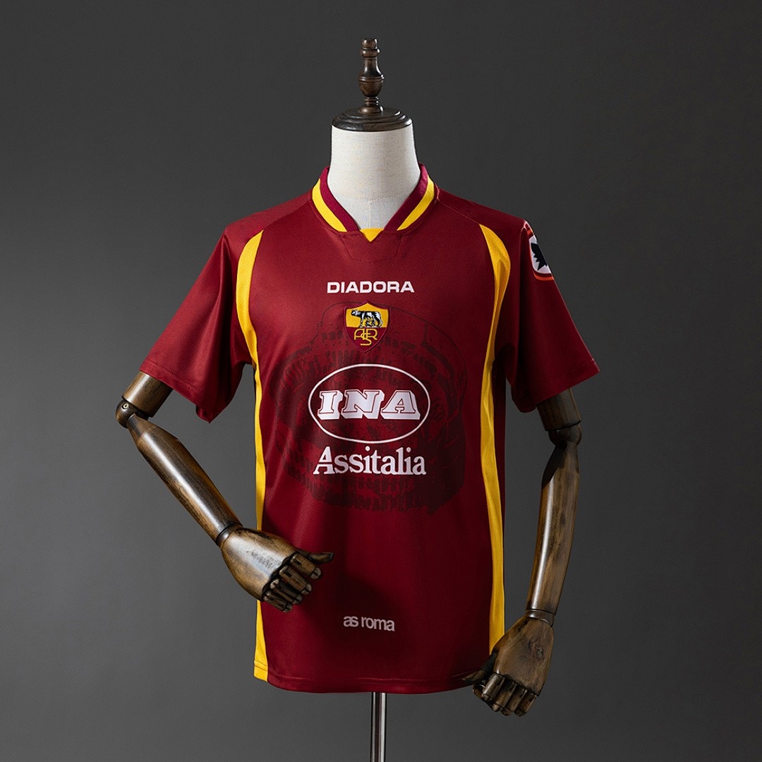 Roma 1997-1998 Home Retro Shirt