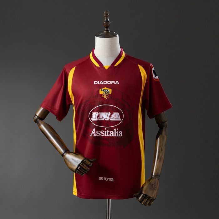 Roma 1997-1998 Home Retro Shirt - 图片 7