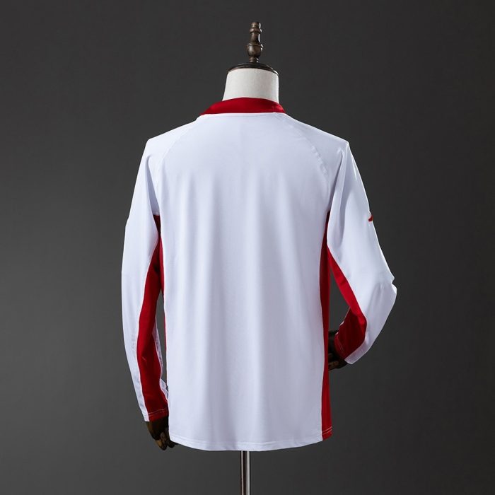 Roma 2001/02 Away Long Sleeve Retro Jersey - 图片 7