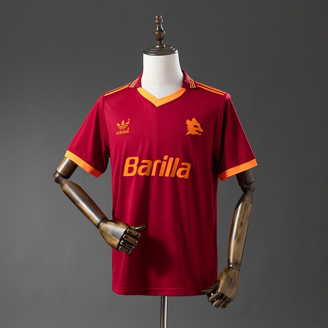 JER-6108_1 Roma 1992-1994 Home Retro Jersey - 图片 1