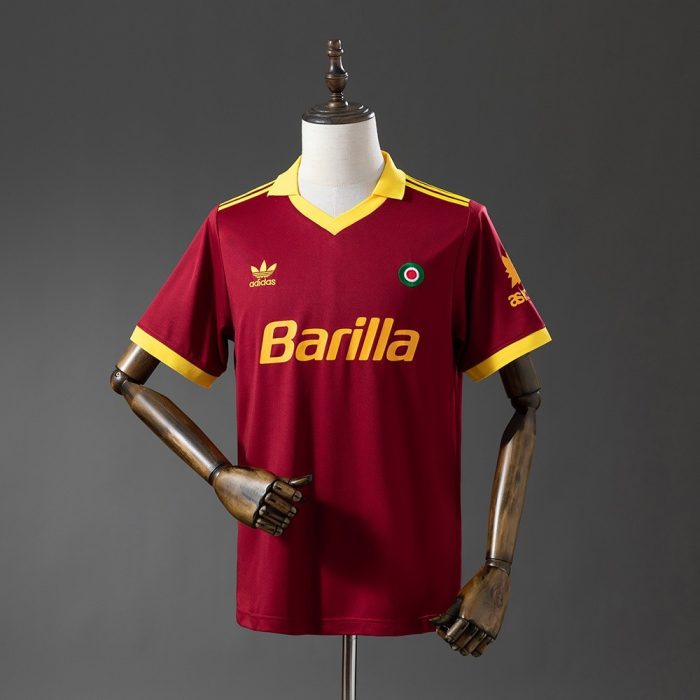 Roma 1991/92 Home Retro Shirt S-XXL - 图片 8