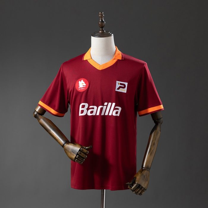 Roma 1982/83 Home Retro Jersey - 图片 8