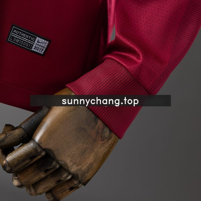 Roma 2017/18 Home Retro Long Sleeve Jersey - 图片 3