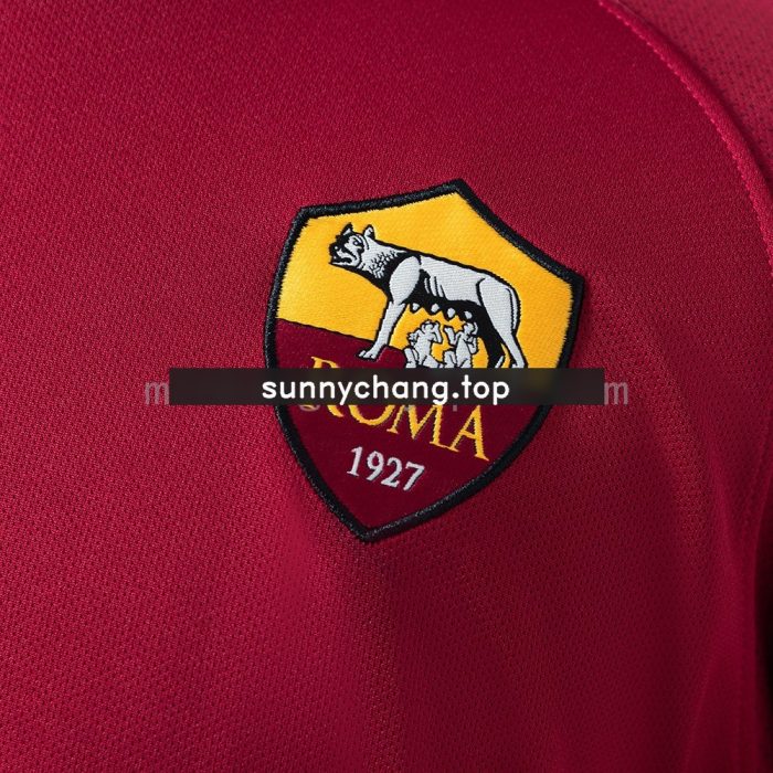 Roma 2017/18 Home Retro Long Sleeve Jersey - 图片 5