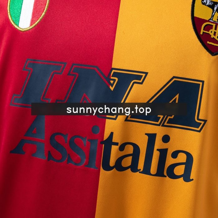 Roma 2001/2002 Champion Edition Retro Jersey - 图片 5