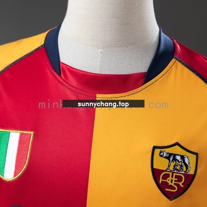 Roma 2001/2002 Champion Edition Retro Jersey - 图片 6