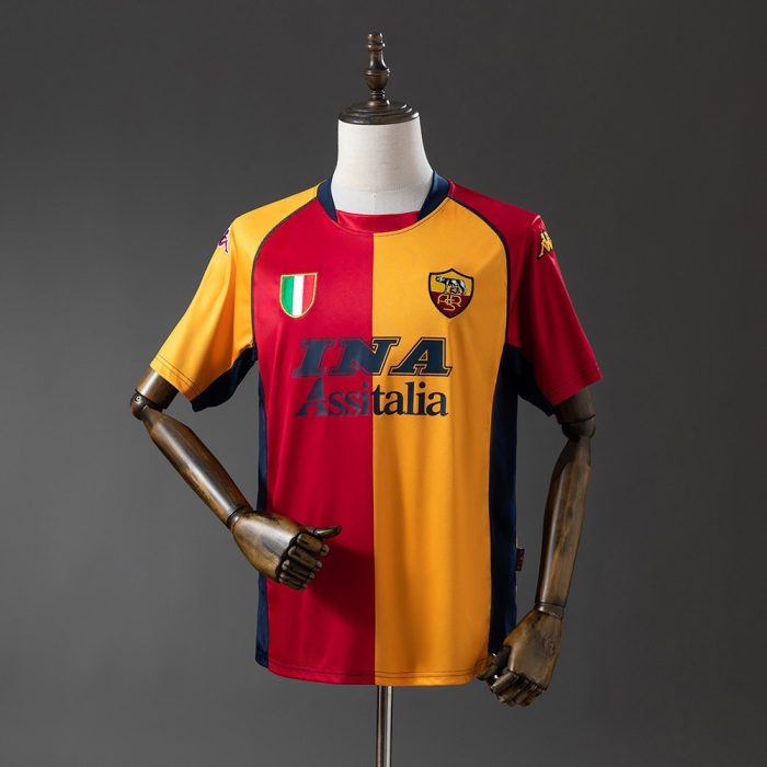Roma 2001/2002 Champion Edition Retro Jersey - 图片 8