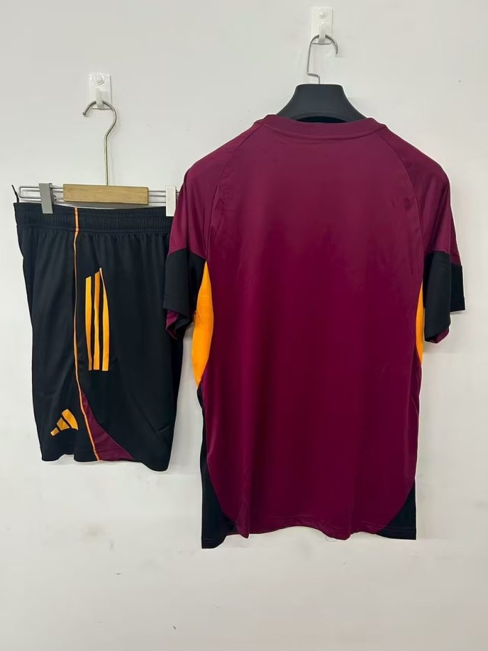 Roma 25/26 Training Suit Red - 图片 2